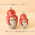和紙小物/アクセサリー『タコ in たこ壺』