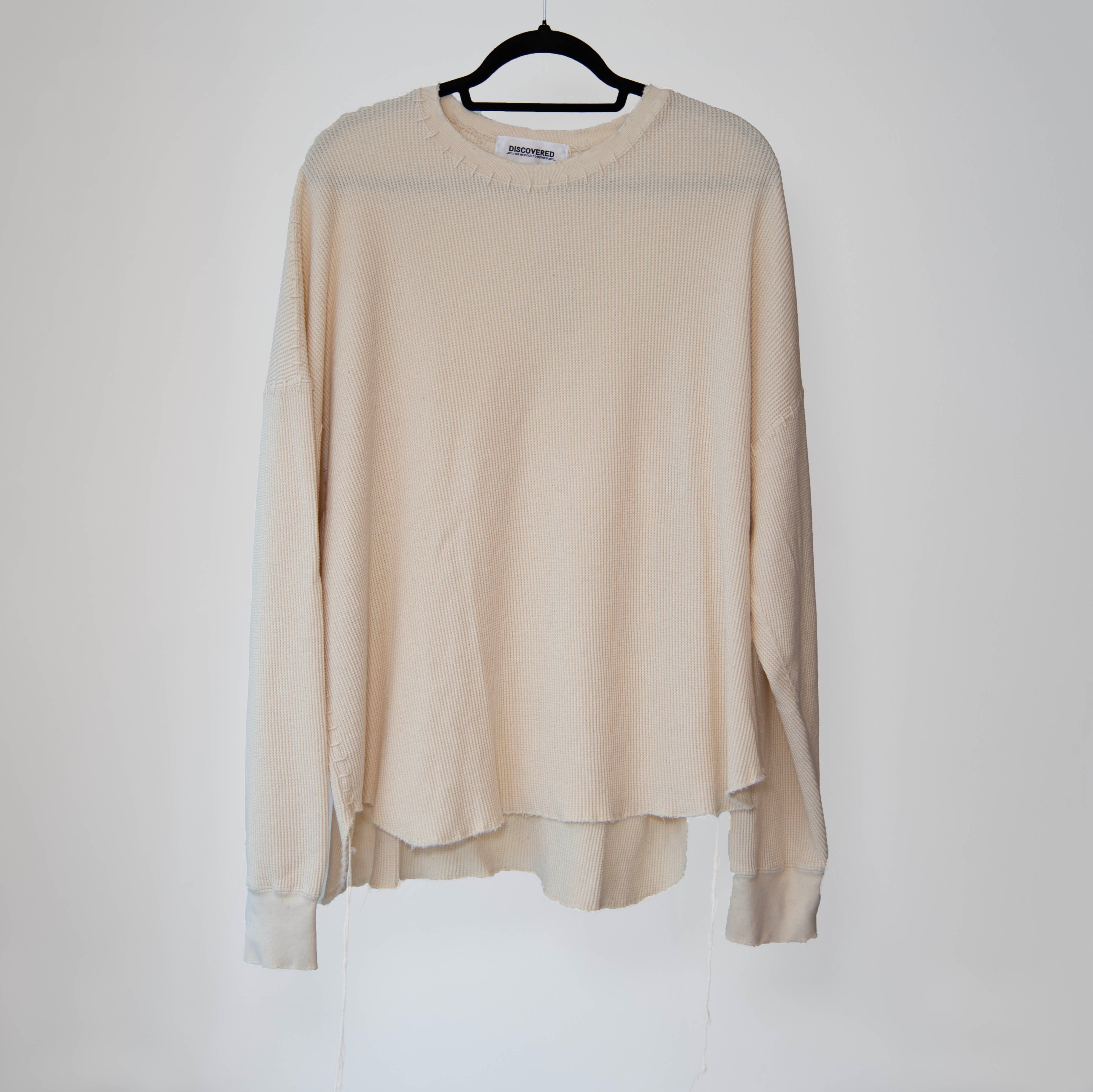 50％OFF】[DISCOVERED] DAMAGE WAFFLE CUTSEW | Emergence