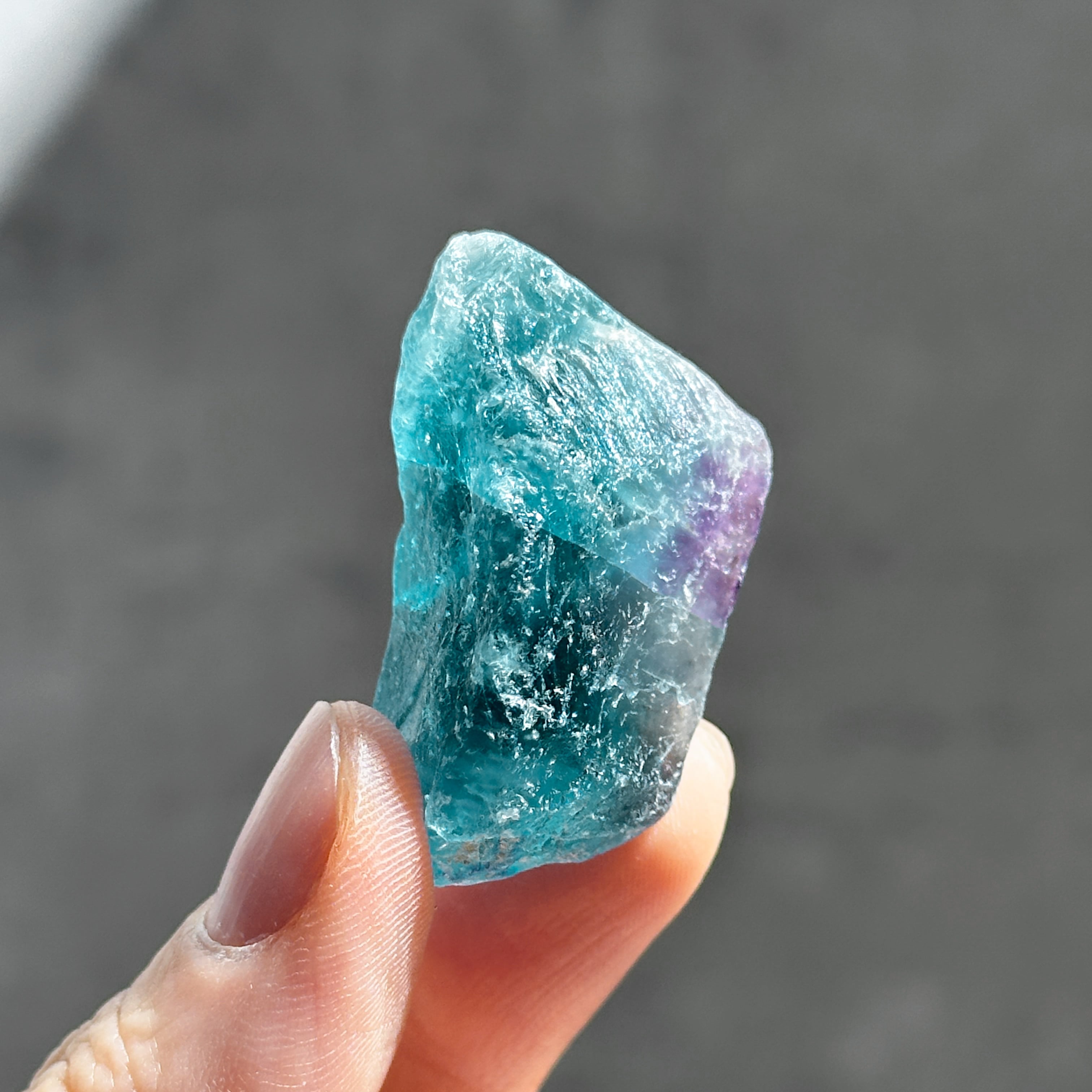ブルー、パープルフローライト 原石 72◇ Fluorite ◇天然石・鉱物