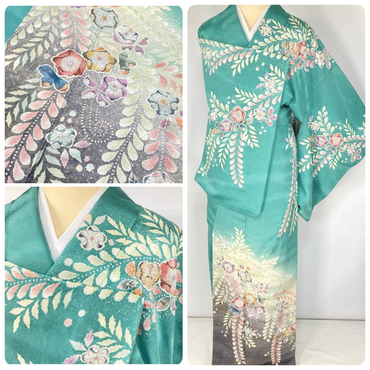 新品【夏帯】西陣織 袋帯 絽 雪輪 正絹 金銀糸 白 水色 パステル 461