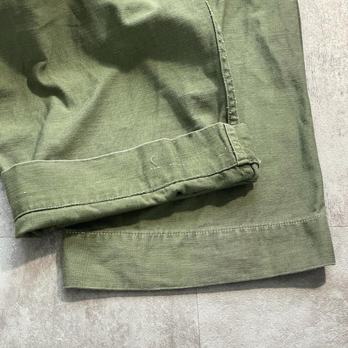 60-70s アメリカ軍 実物 OG107 ベイカーパンツ 36/31 詳細写真14