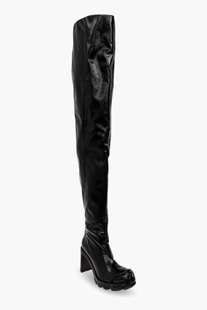 DIESEL ブーツ レザー・ラバー