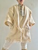 1970s Vintage Fringe Wool Half Coat