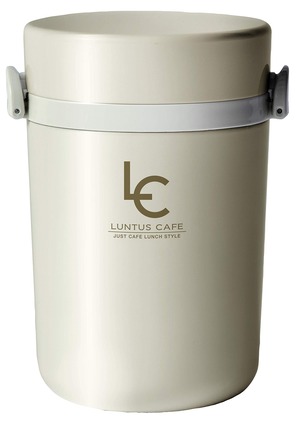【努力特価】アスベル ランタスBSステンレス保温ランチジャー700ml アイボリー HLB-B700 A3197