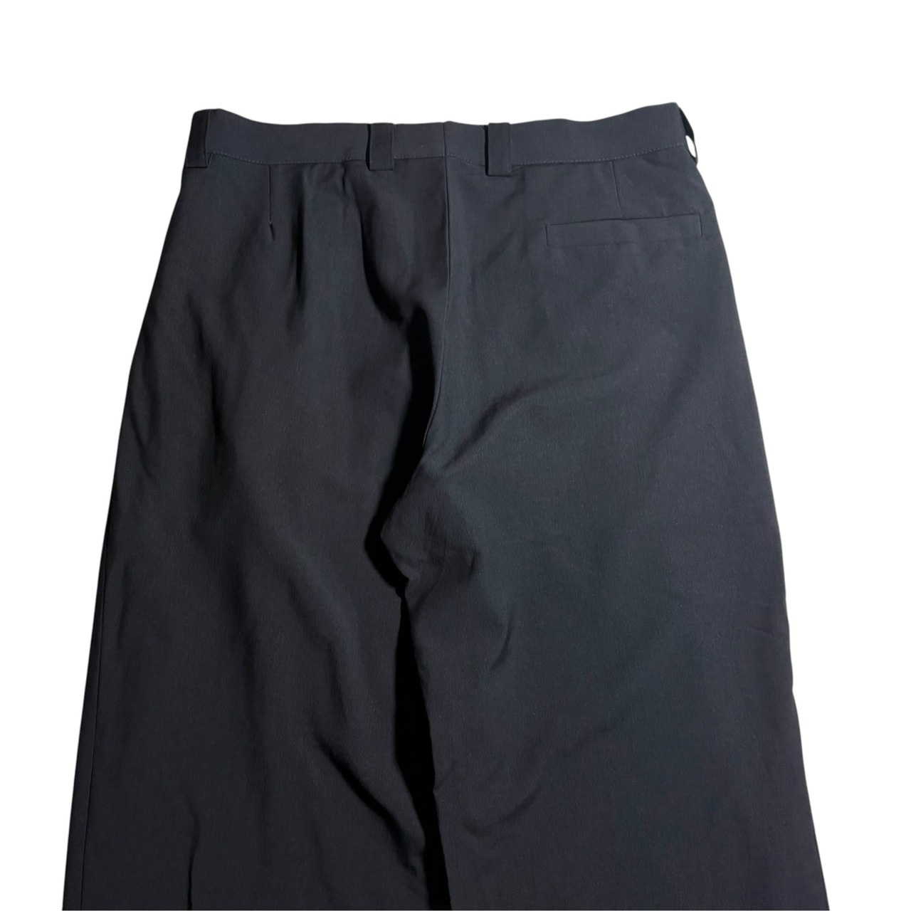 vintage GIANNI VERSACE black wool crepe slacks