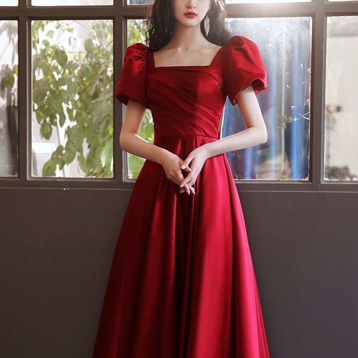 ウエディング カラードレス 編み上げ リボン 取り外し可 ♪(M9333)ο