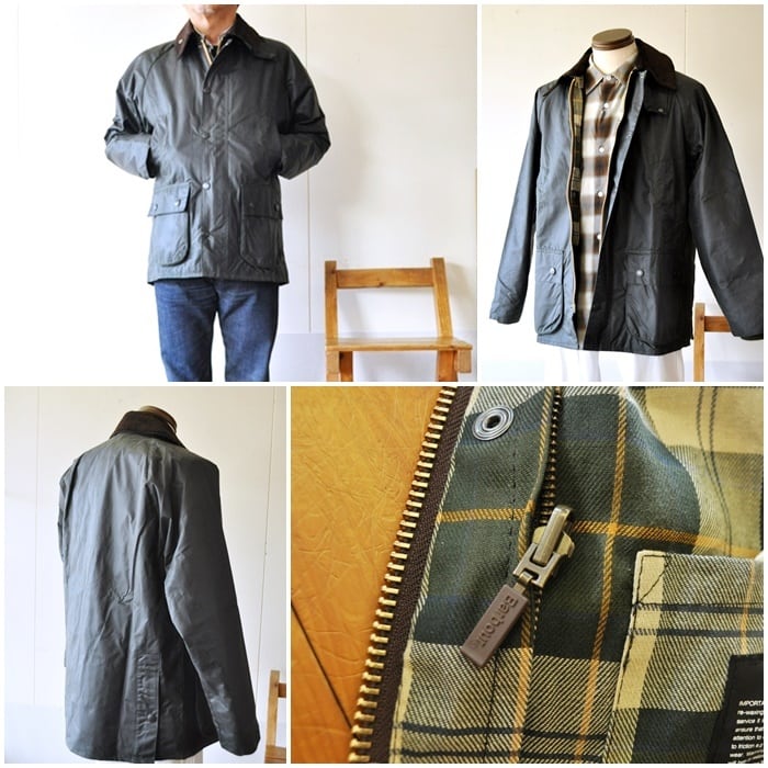 Barbour BEDALE ビデイル 英国製 SAGE 38