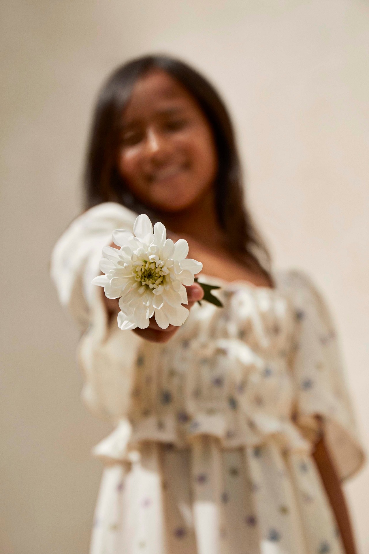 Mia Muslin Flower Dress / MIPOUNET