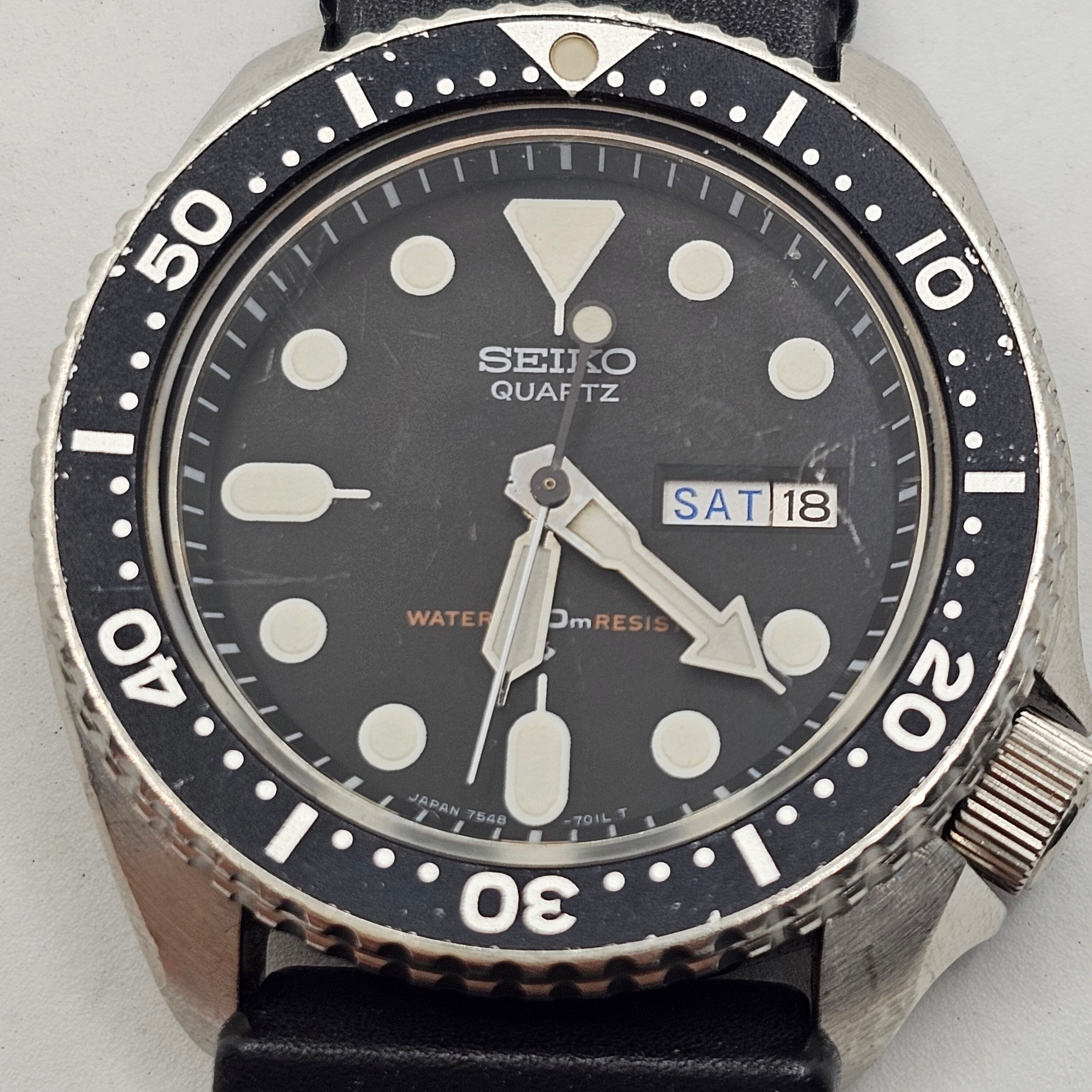 【新品ベルト】セイコークォーツ 7548-7000 ダイバー 希少】セイコー クオーツ ダイバー 7548-7000 純正ベルト | Over Time