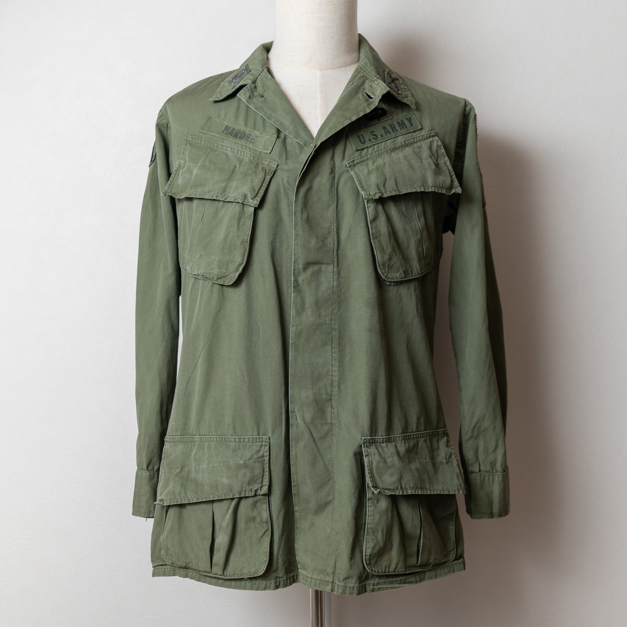 S-L】U.S.Army 60's Jungle Fatigue Jacket 3rd OG-107 