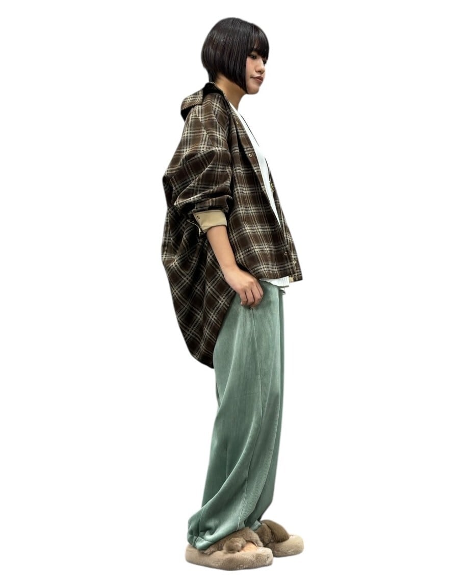 SALE【ayane】微起毛チェックシャツ 896132 アヤン | red earth