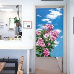 【受注生産】 のれん  Hawaiian Flower  幅85ｘ丈150cm