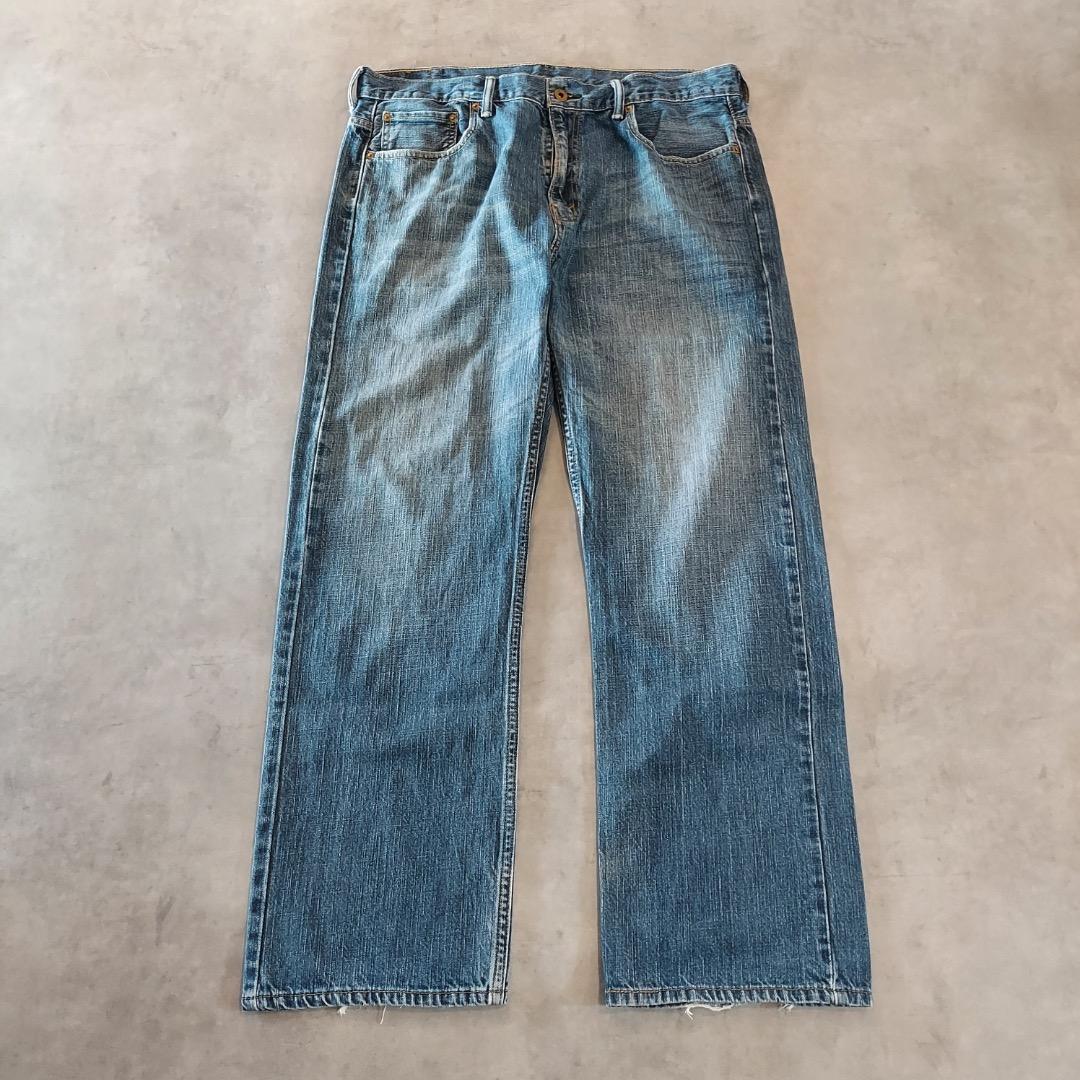 リーバイス569 Levis W36 ワイド バギー 青 古着 ヒゲ 22772 | fuufu