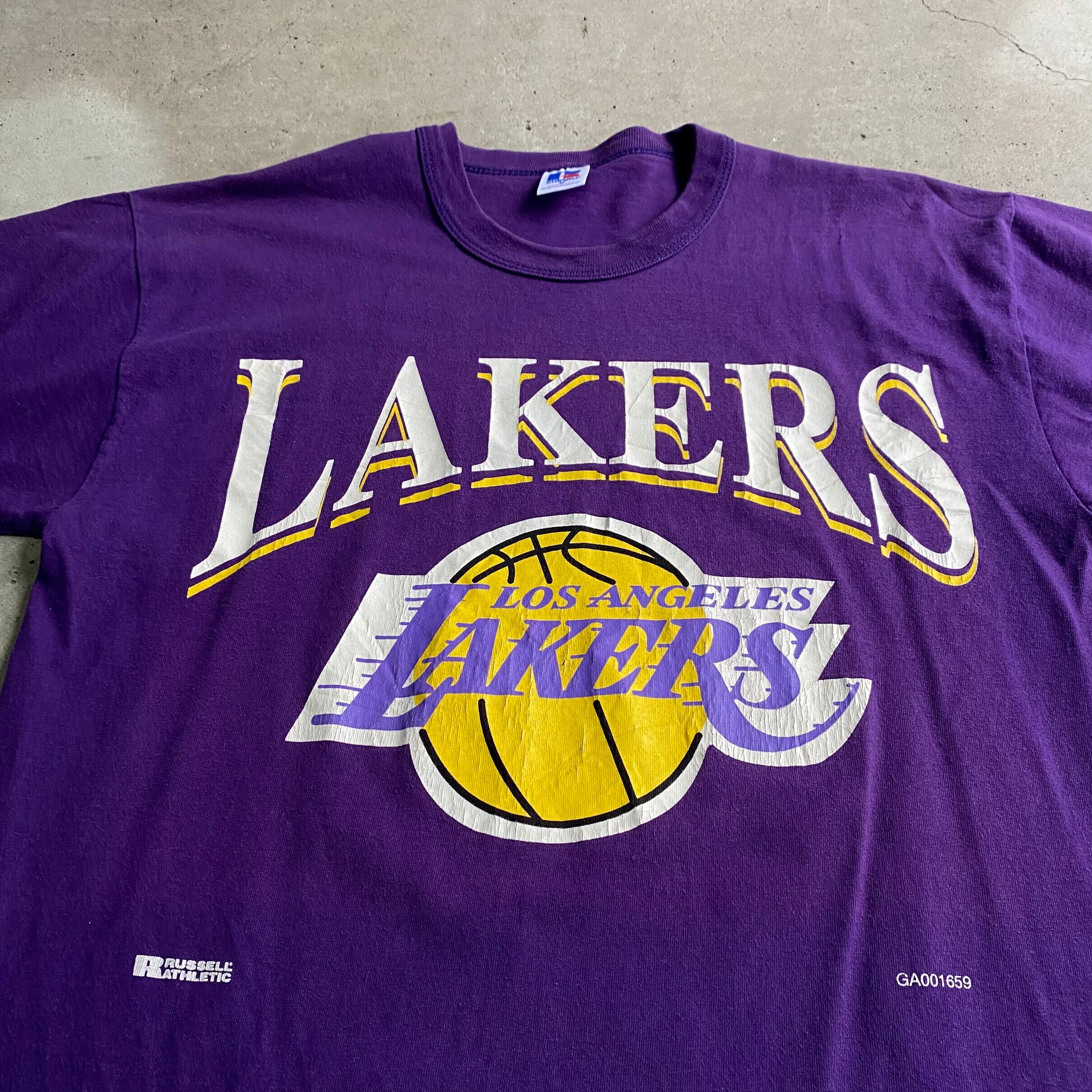 NBA ロサンゼルス・レイカーズ サーマル⻑袖Ｔシャツ XLサイズ 紫 *