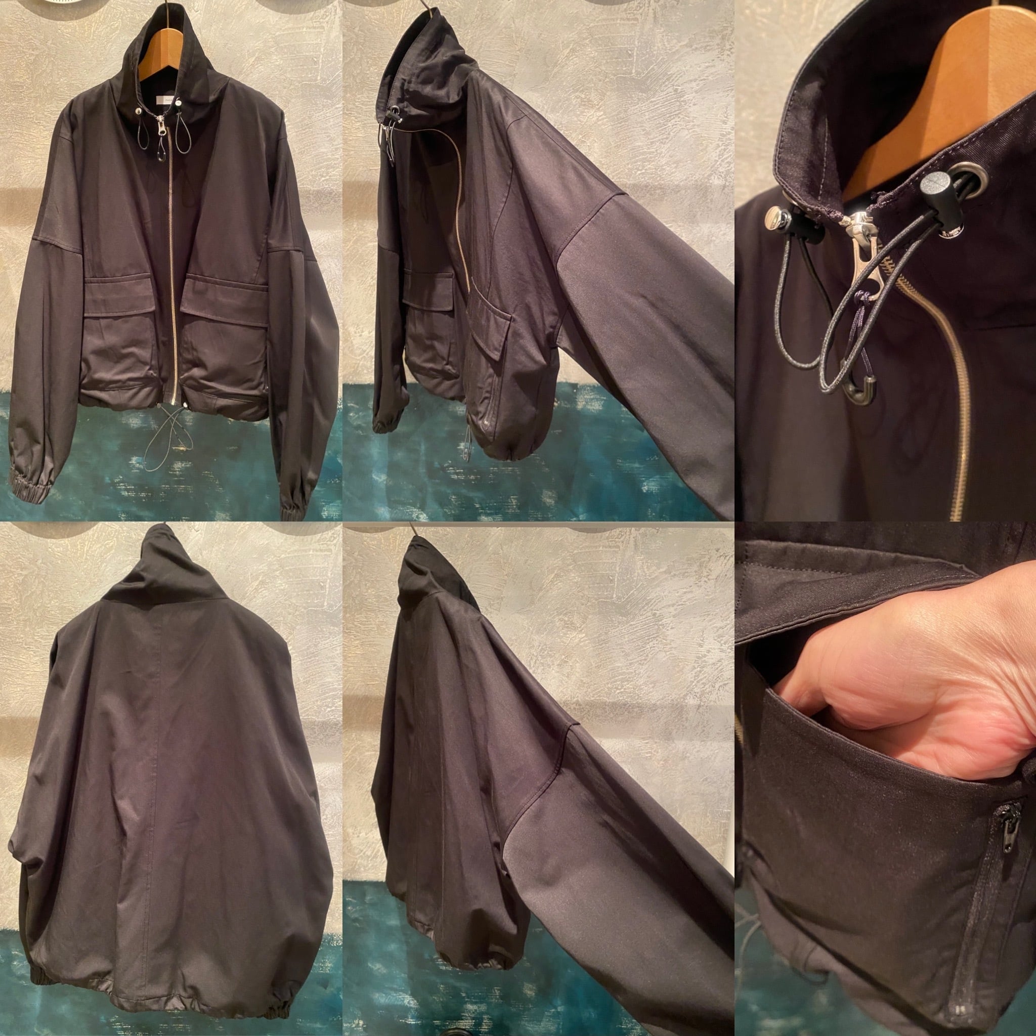 PASSIONE】draw code zip-up blouson | saumurkyoto