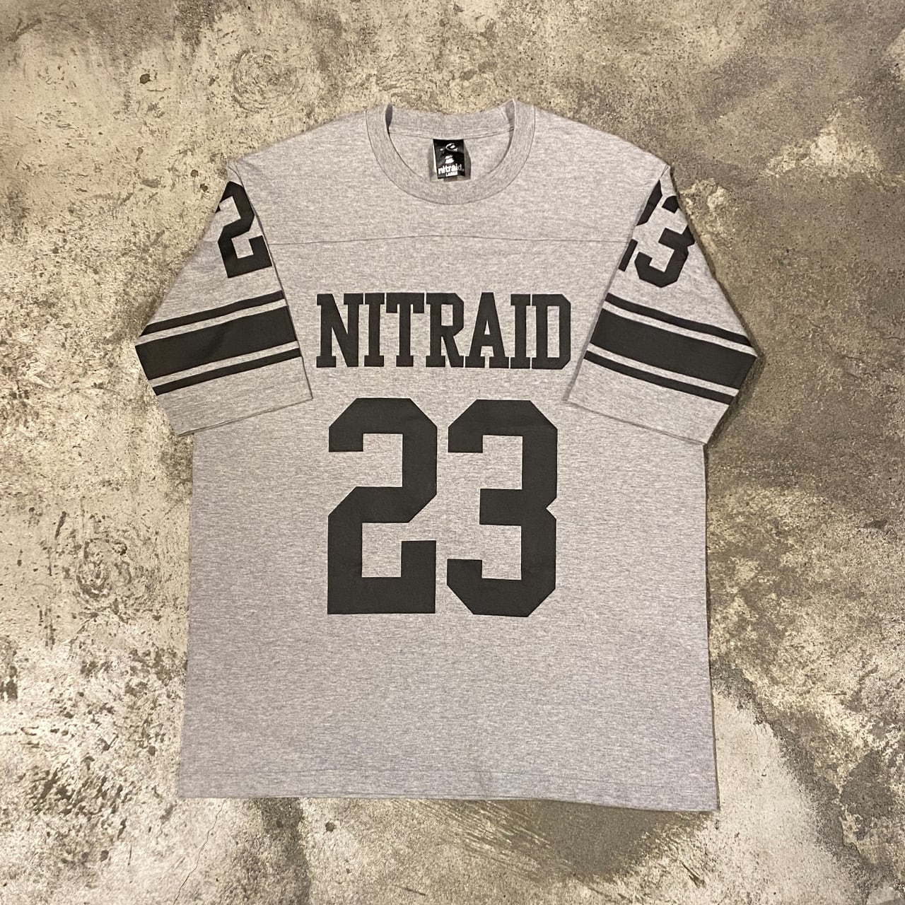 送料無料!! 【nitraid　Tシャツ　5枚セット】 NITRAID S/S NUMBERING FOOTBALL T-SHIRT ナイトレイド 半袖