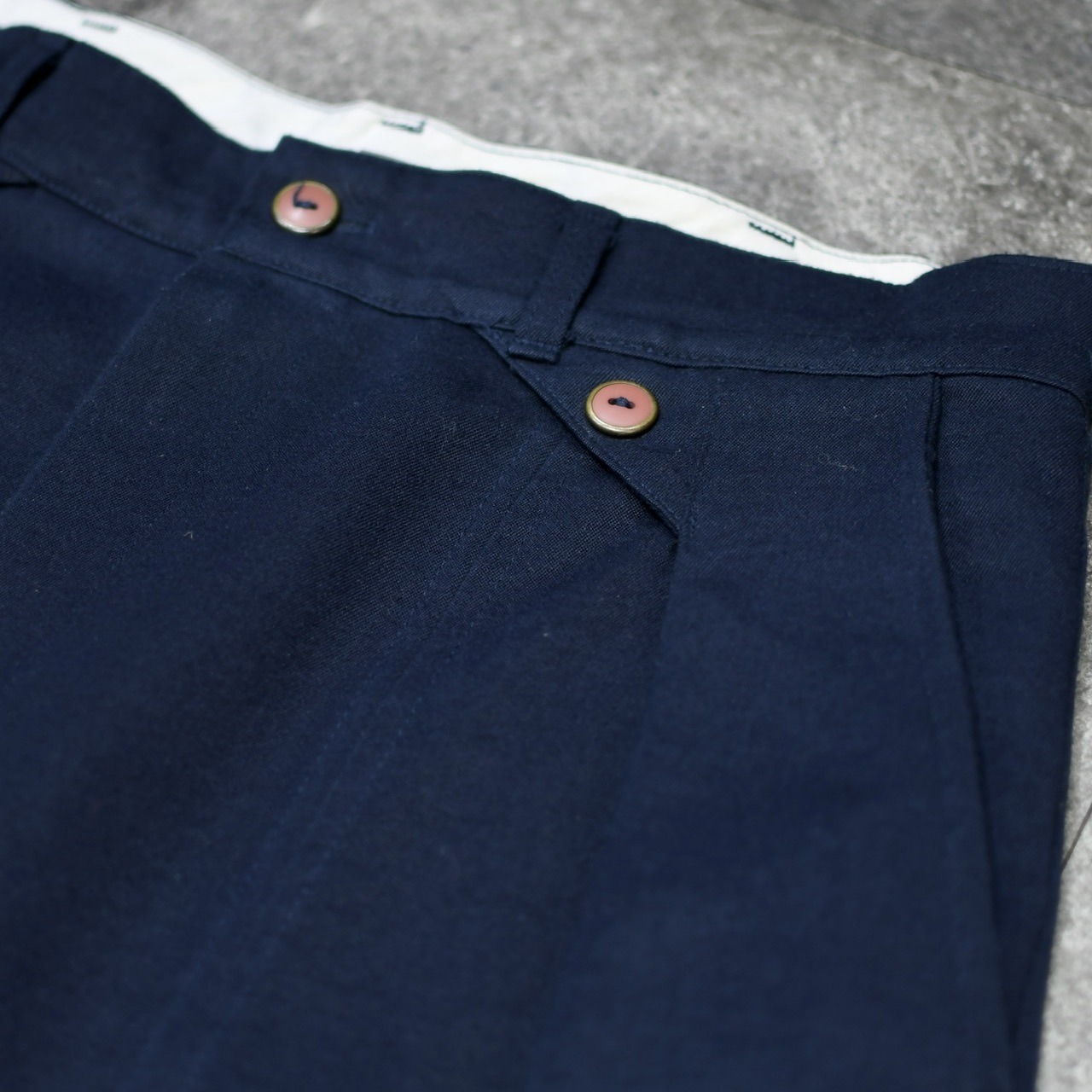 design rayon slacks navy