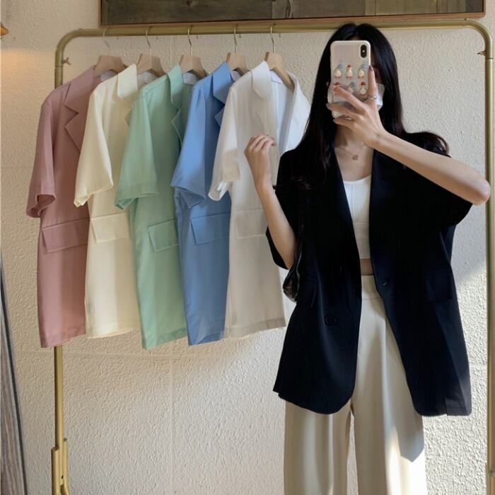 カジュアルジャケット サマー薄手ホワイトカーディガン 夏物 1号婦人12403827416