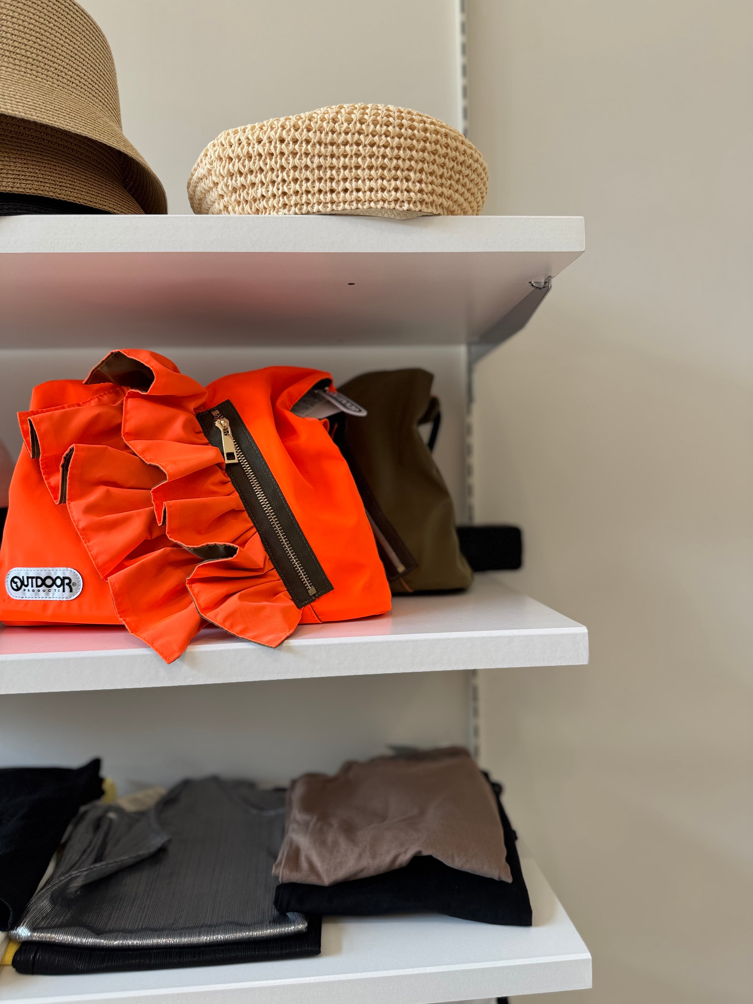 【RISLEY】トライアングルフリルミニバッグ