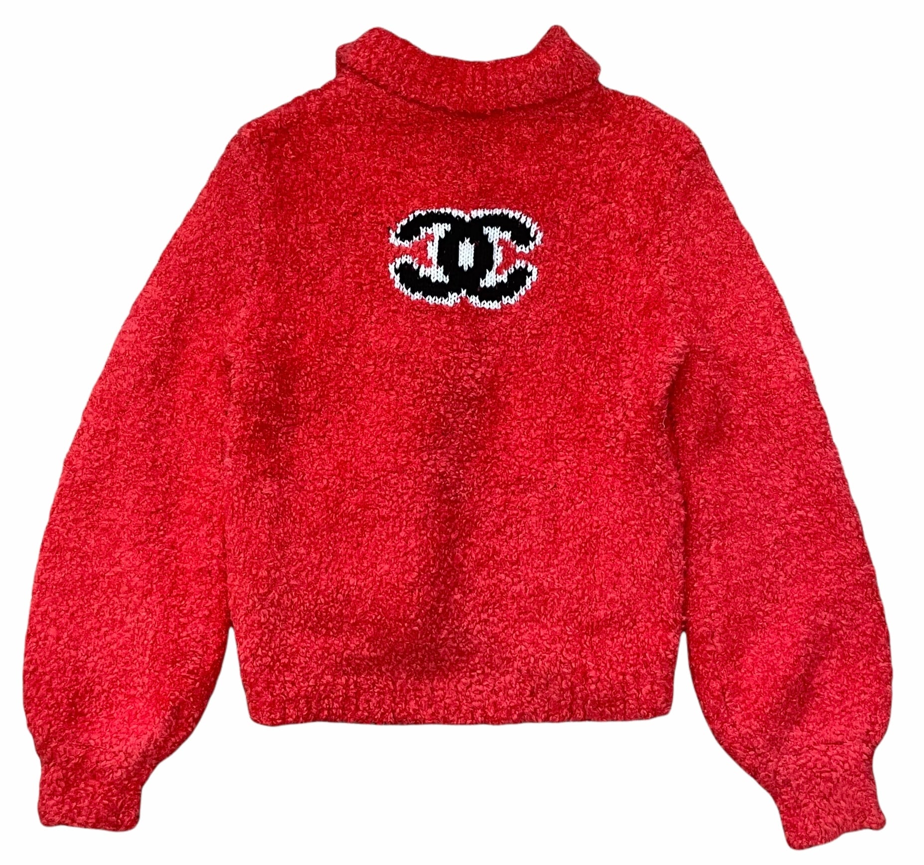 CHANEL シャネル ニット ボアブルゾン ジャケット ココマーク