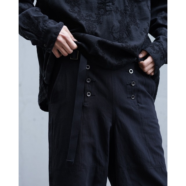 [The Viridi-anne] (ザヴィリディアン) VI-3967-04 COTTON/LINEN SAILOR PANTS