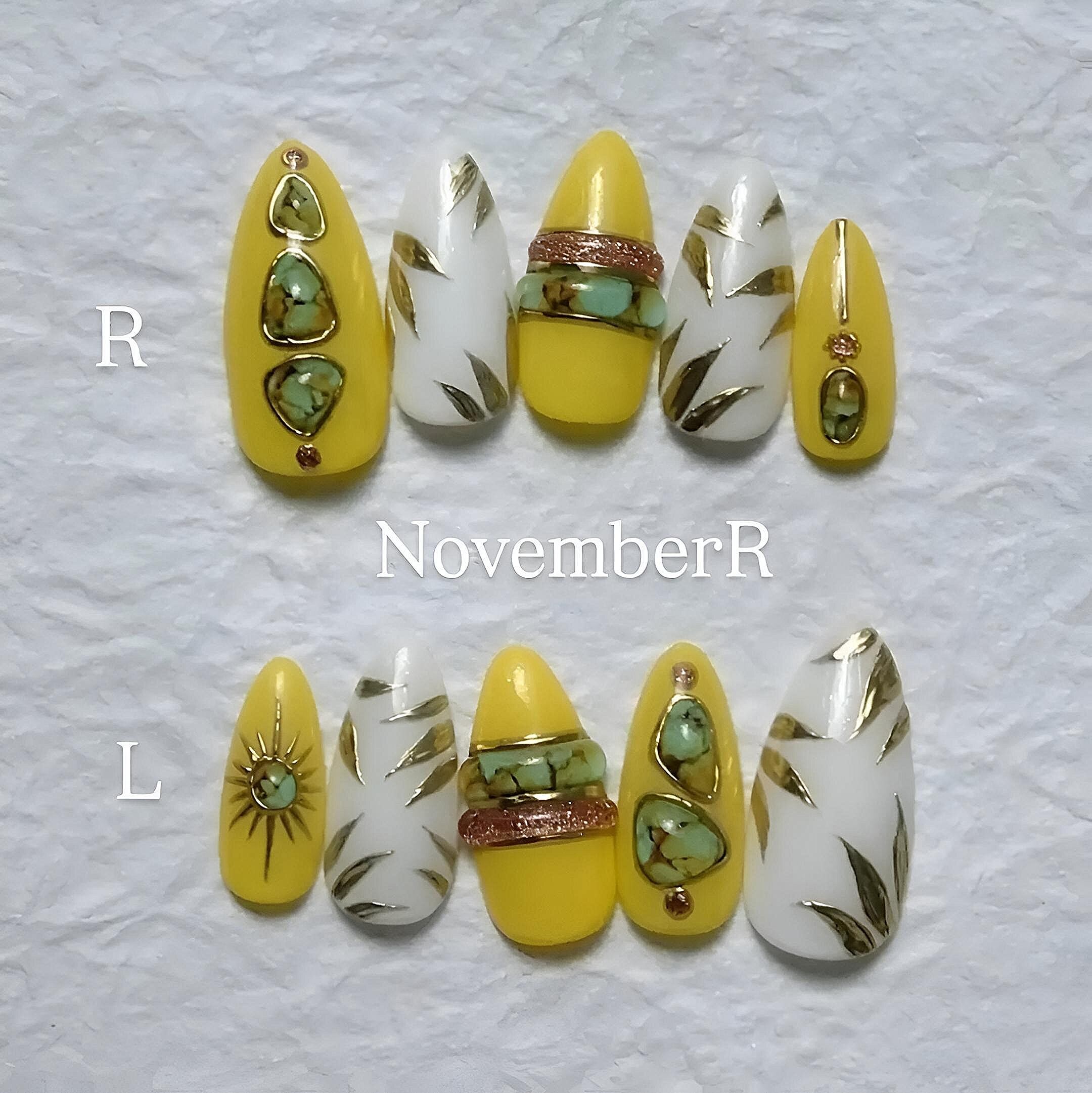 LA882☆リゾートネイルチップ | NovemberR 〰️ネイルチップ販売〰️