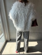 【新作5％OFF・3日間】Shaggy Volume Cardigan(Gray)_7colors