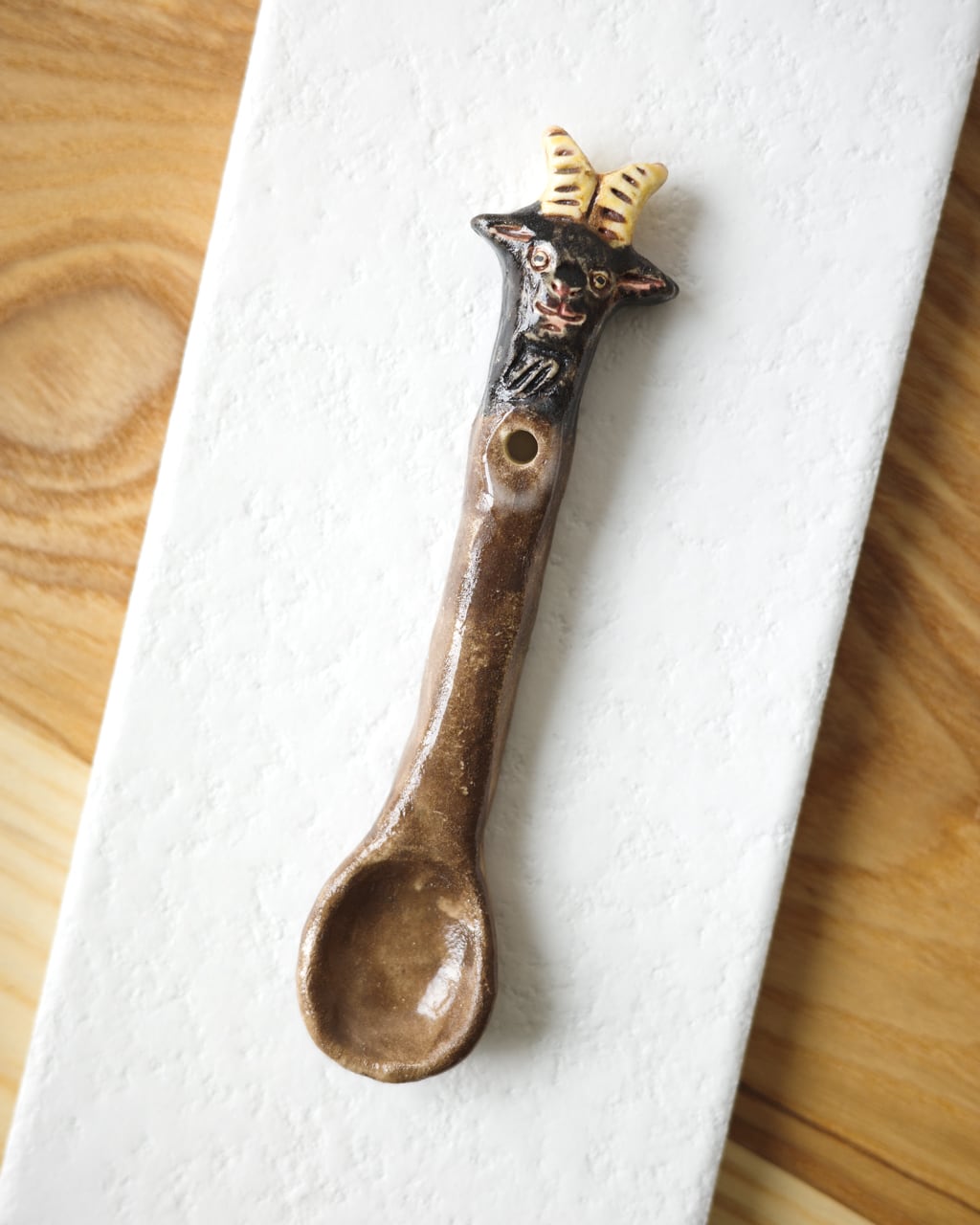 daughter アニマルスプーン 黒やぎ