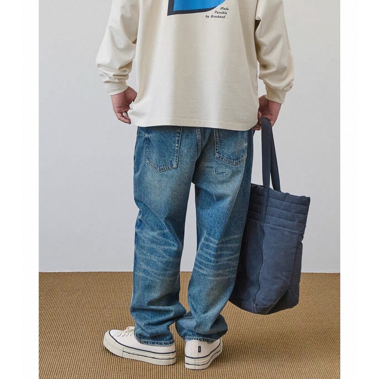 Vintage wash balloon jeans 1511 - 12