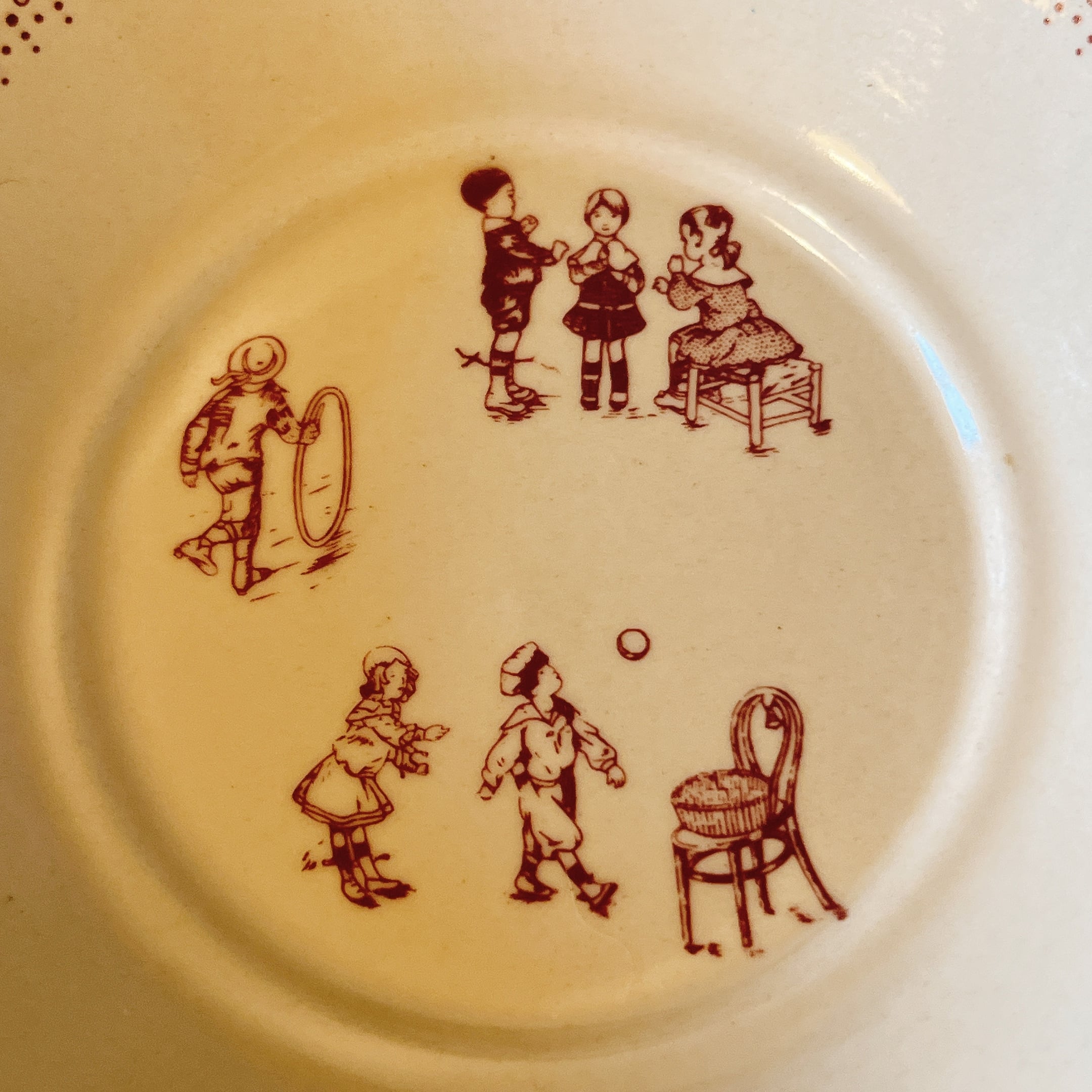ディネット　ミルクピシェとプレートのSET ディネット ミルクピシェとプレートのSET | gc.brocante