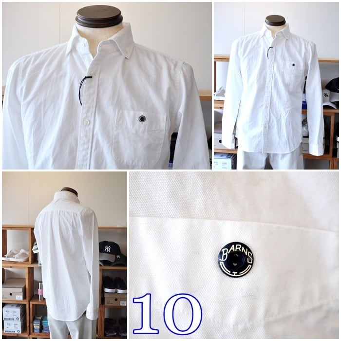 BARNS バーンズ 長袖 ボタンダウンシャツ 4965N | bluelineshop