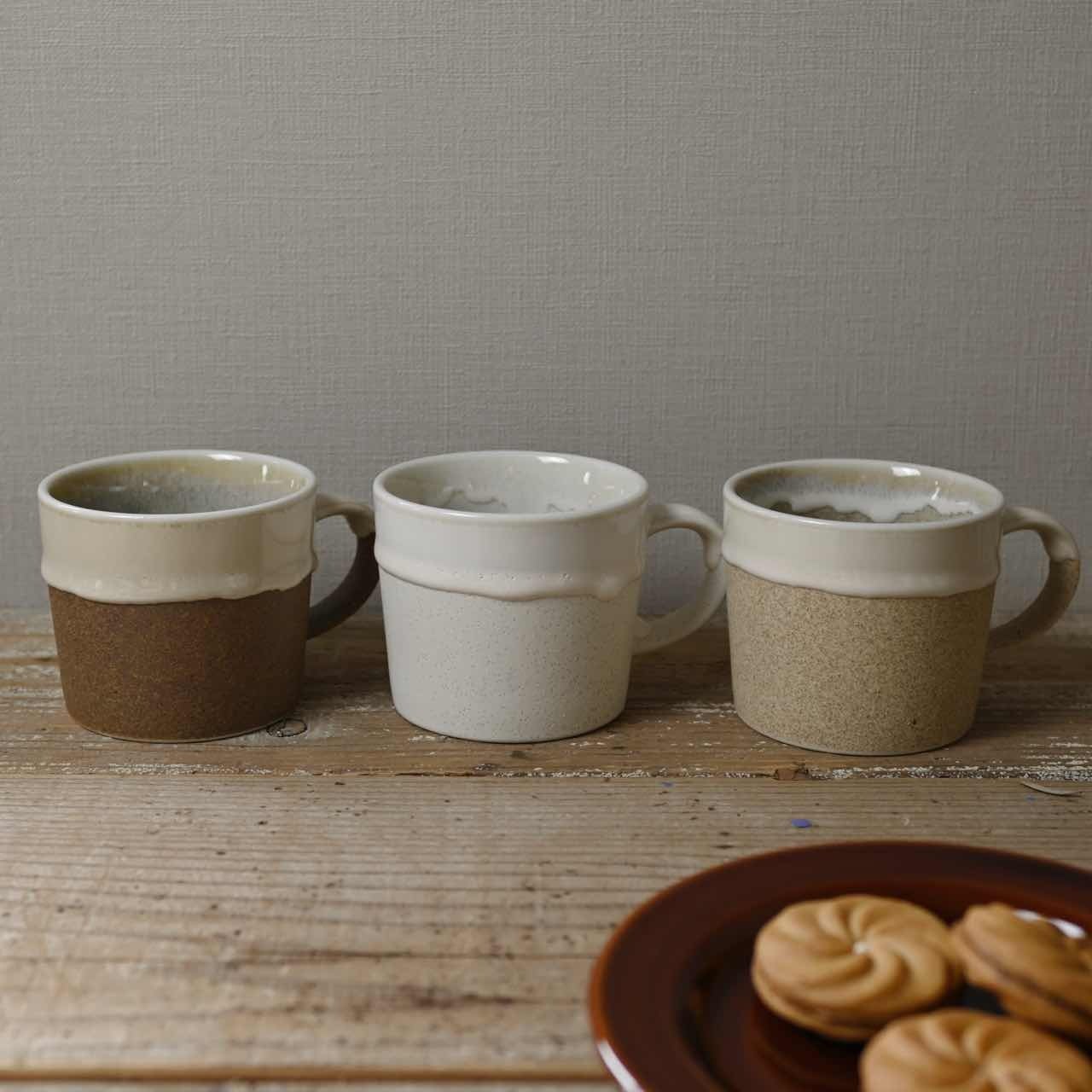 DROP MUG ベージュ｜マグカップ 美濃焼 日本製 おしゃれ 雑貨 | 雑貨店