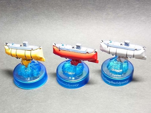 10.深海探査艇（レッド・イエロー・ホワイト）3色セット