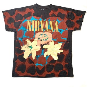 9379 ニルヴァーナ ブートT ロックTシャツ 半袖 両面プリントT L