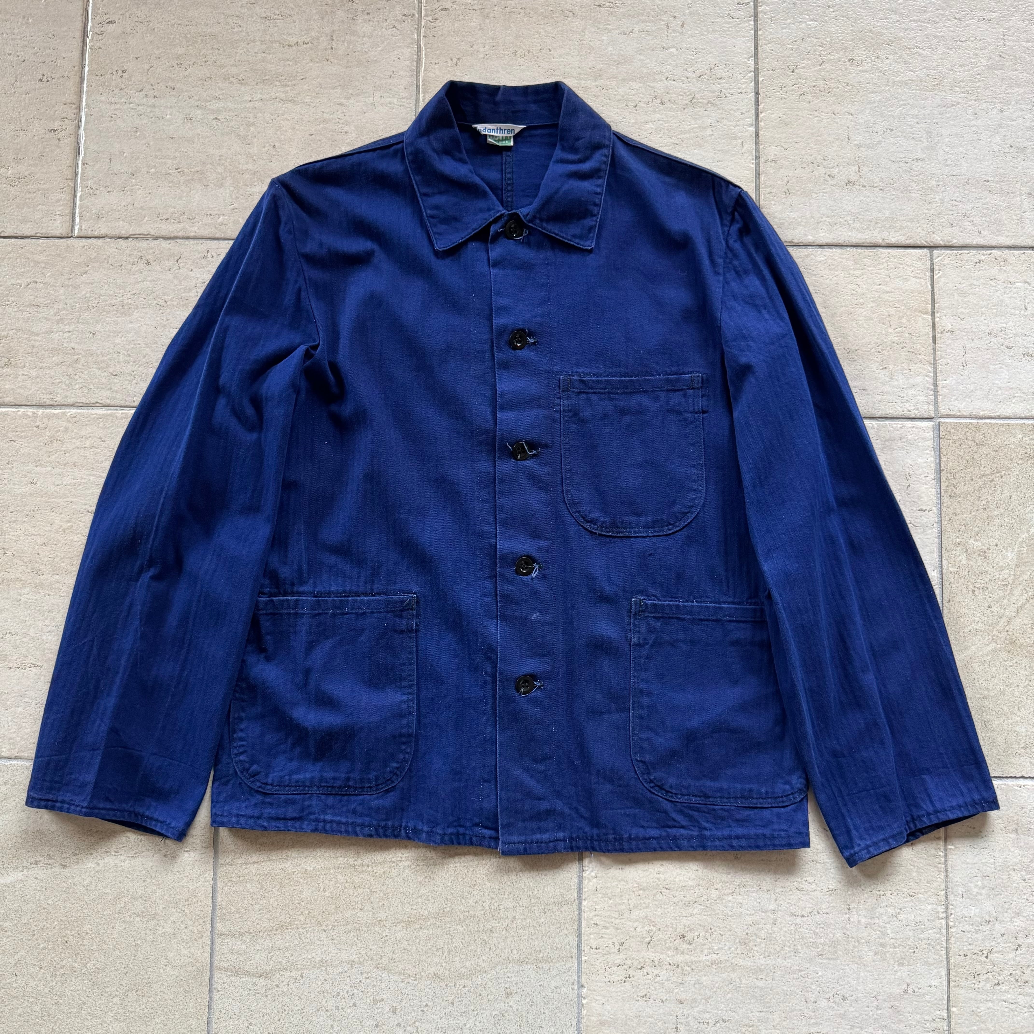ジャケット・アウター Euro Work Jacket Coveralls USED 70'S ユーロワークジャケット WORK JKT カバーオール - BLUE