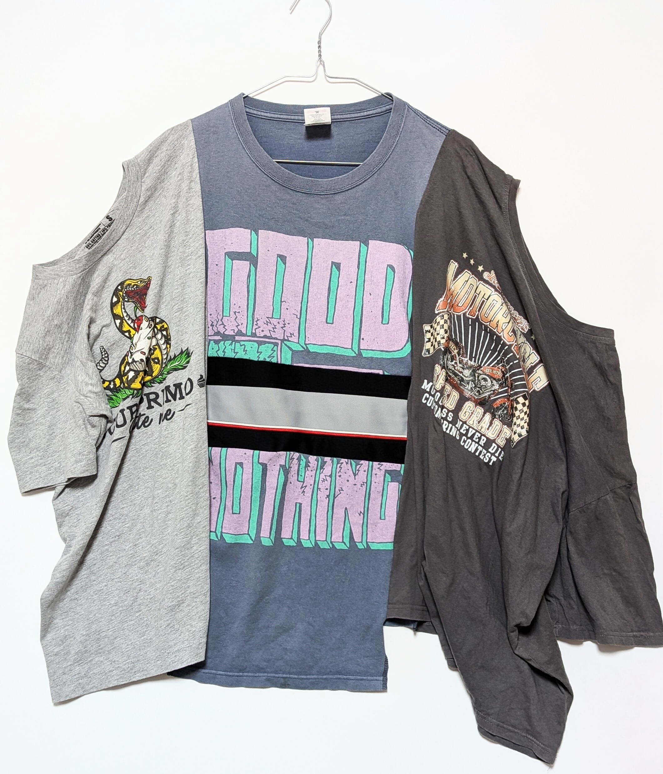 古着リメイク ドッキングtシャツ | 【古着リメイク】 リメイク服の