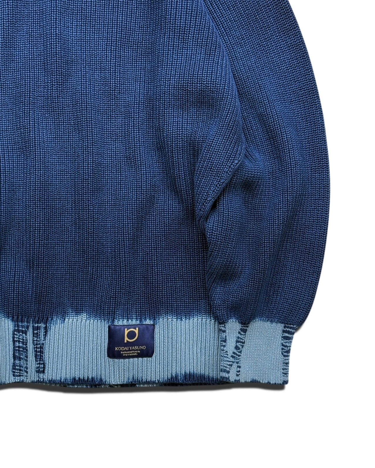 【数量限定販売 】藍染めタイダイコットンニット Early morning