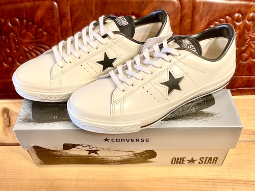 converse（コンバース） ONE STAR（ワンスター） 6.5 25cm 白/黒 レザー 2311