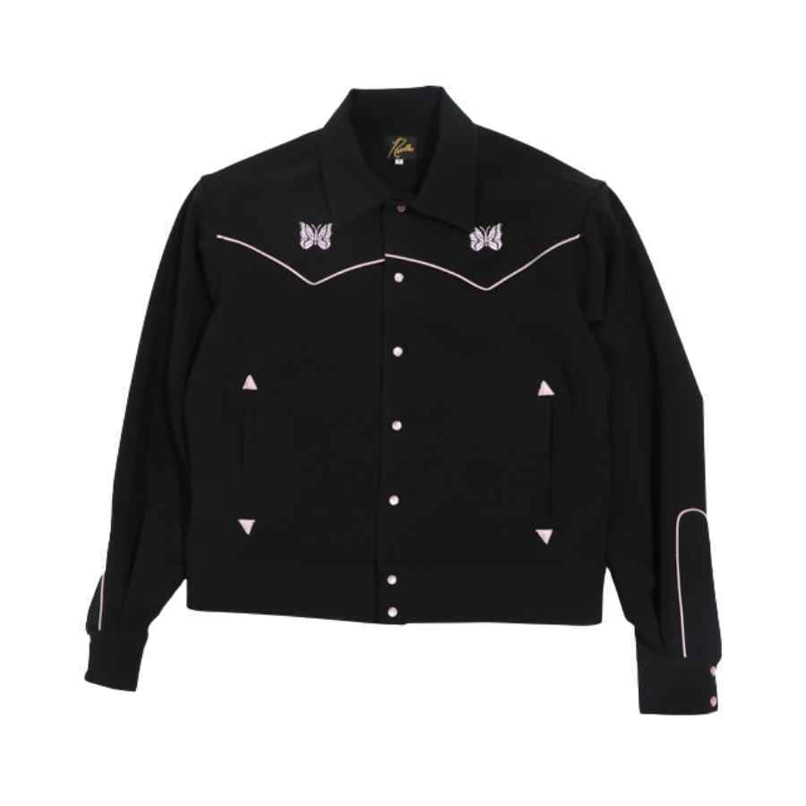 needles piping cowboy jacket ブラック　美品