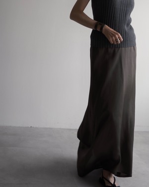 DRIES VAN NOTEN　RAYON SEMI-FLARE SKIRT
