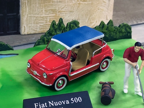 1/43 ジオラマミニカー "Fiat Nuova 500 Jolly"