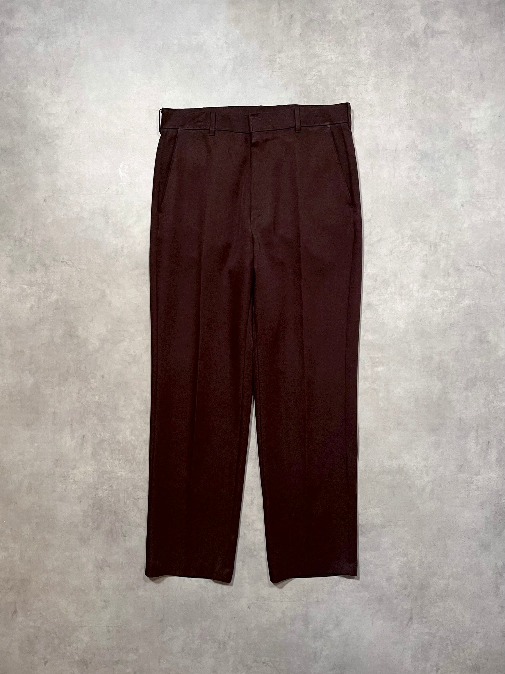 80's “Levi's” Action Slacks TALON ZIP BROWN 32×30 | RENGA CLOTHING