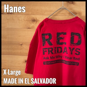 【Hanes】企業系 Tシャツ ワンポイント バックプリント XL ビッグサイズ US古着 アメリカ古着