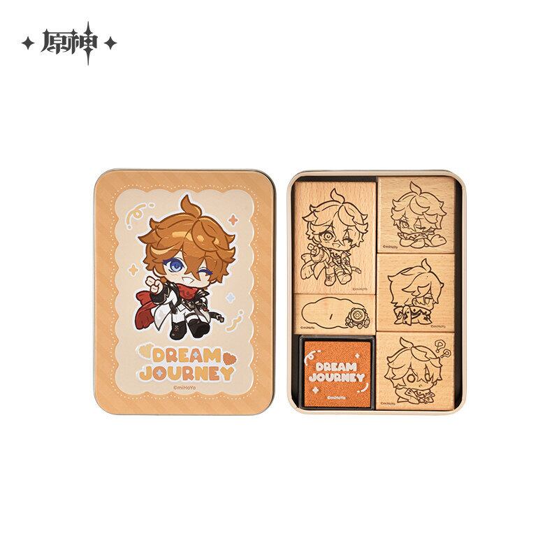 原神 星稚夢旅シリーズ スタンプセット フリーナ コロンビーナ 鍾離