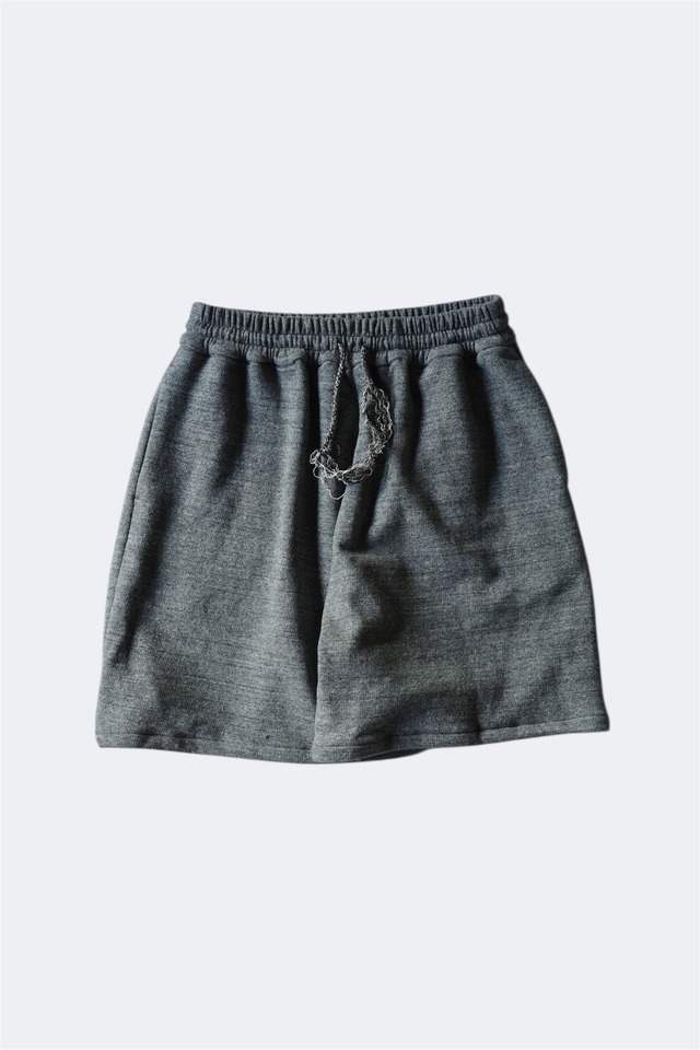 YUTASETOGAWA 【EASE DRIFT SHORTS /HEAVY LOOPBACK  -GRAY-】