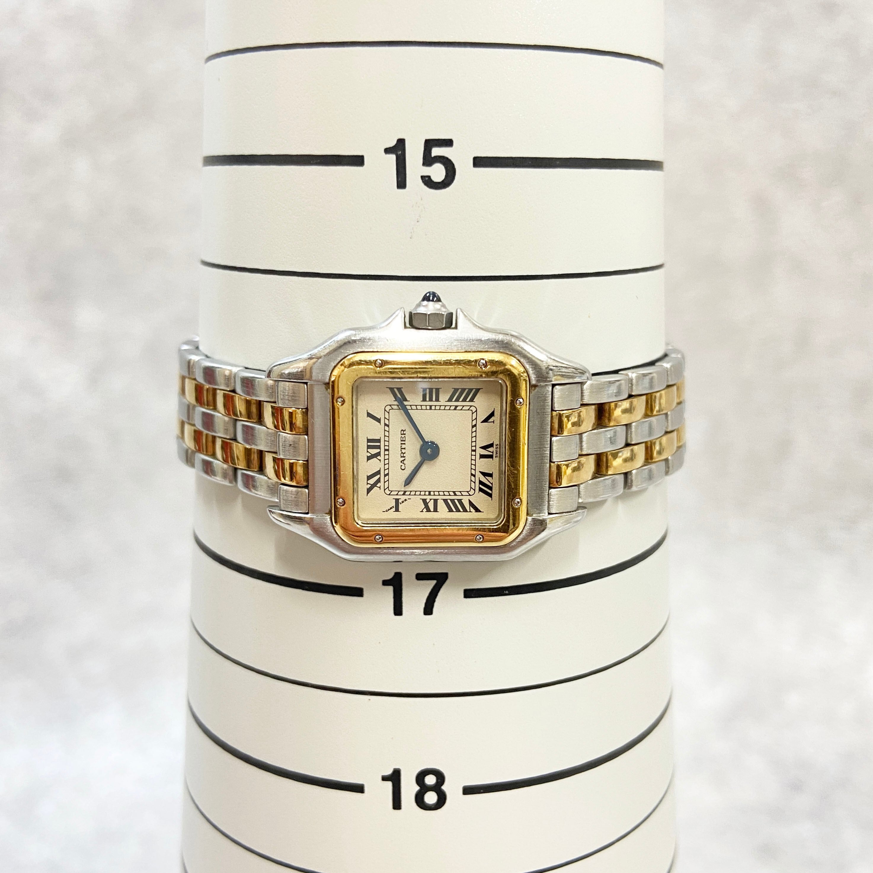 Cartier カルティエ パンテール・ドゥ・カルティエ コンビ SS クォーツ アイボリー文字盤 腕時計 レディース | rean powered  by BASE