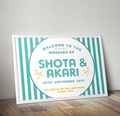 SALE!!!【完成品】オーダーメイドウェルカムボード【POP】 | Pay ID