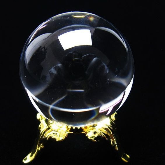 水晶 丸玉 ブラジル産 24mm 一点物 141-6415