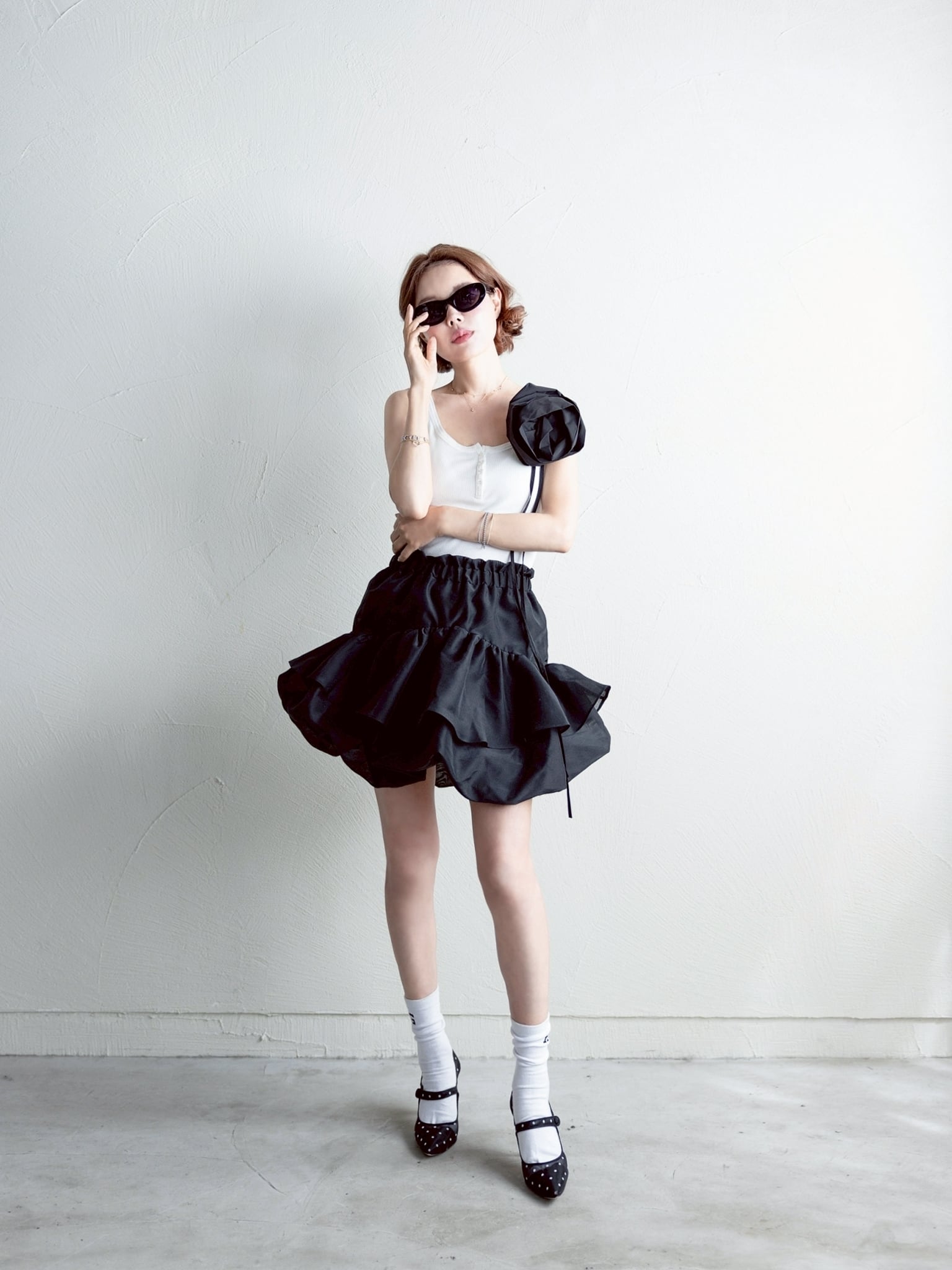 【4/17Fri.18Sat.TOKYO POPUP先行発売商品!!】Balloon Mini Skirt バルーンミニスカート ☆決済から1週間前後に順次発送いたします!!