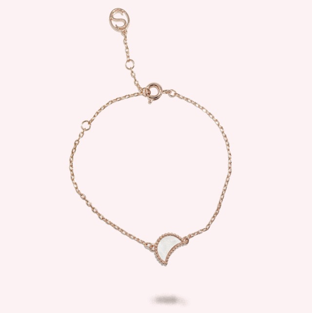 shell moon bracelet [030]